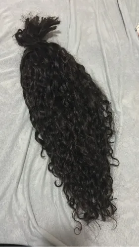 Cabelo humano cacheado 
