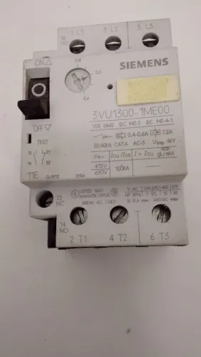 DISJUNTOR MOTOR SIEMENS 3VU1300-1ME00- 0,4-0,6A