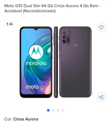 Vendo celular Motorola G10