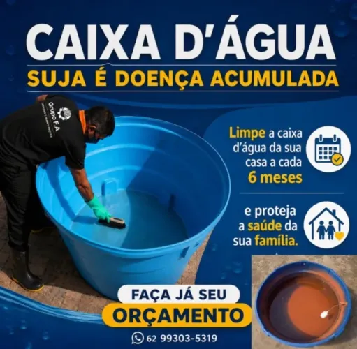 Limpeza caixa d'água