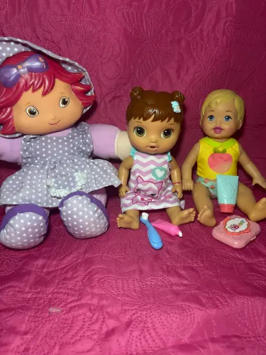 Lote moranguinho,baby alive e Little Mommy