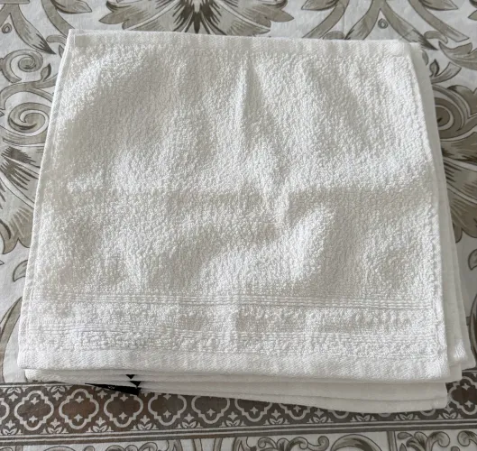 8 toalhas de lavabo 100% algodão