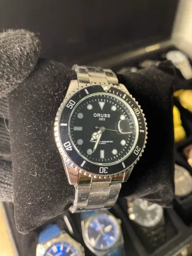 Relógio Masculino Diver Pulseira de Aço