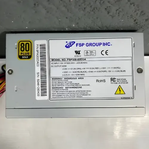 FONTE PARA COMPUTADOR ATX 300W SELO 80 PLUS GOLD FSP GROUP FSP300-60SGV BIVOLT