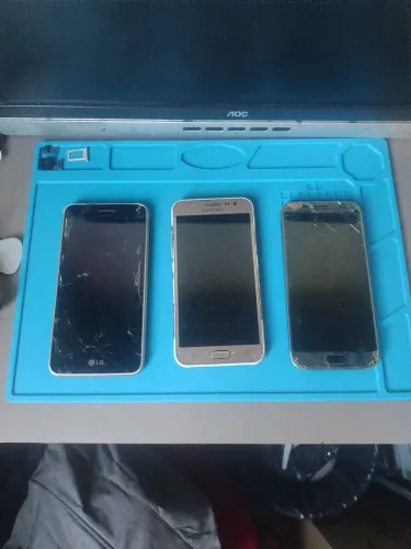 3 celulares quebrados | ideal para retirar peças