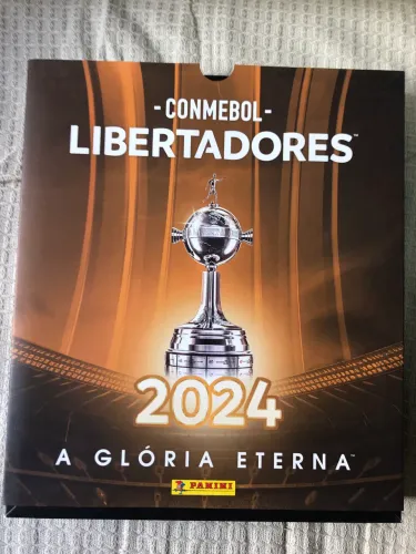 Box Panini Album Figurinhas Libertadores 2024 novo com todas as figurinhas para colar