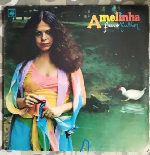 Vinil LP Amelinha - Frevo Mulher (1979) MPB / Forró / Regional