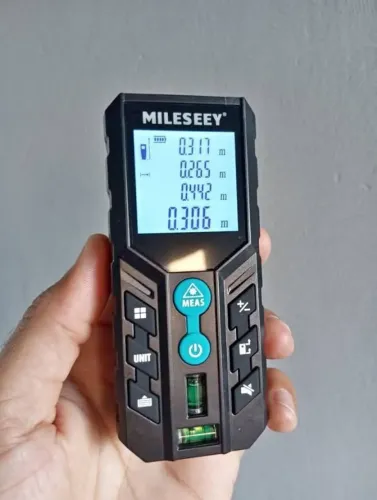 Trena Laser 120 Metros Mileseey D2 com Nível - Fazemos Entrega