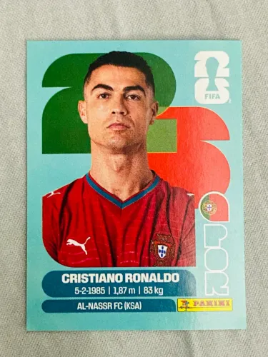 Cristiano Ronaldo - figurinha álbum copa 2026