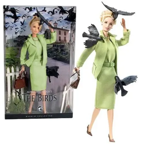 Boneca Barbie The Birds Hitchcock
