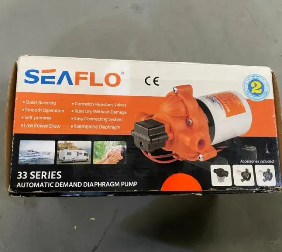 Bomba Seaflo Automática Água Doce 3.0 Gpm para Náutica 12v