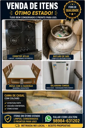 Móveis disponíveis para venda 