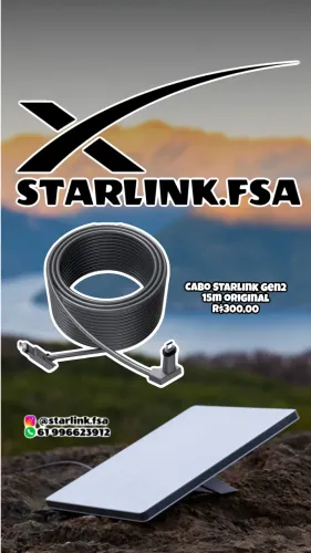 Cabo starlink standard G2 original 15 metros