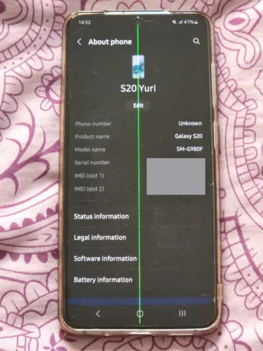 Celular Samsung Galaxy S20