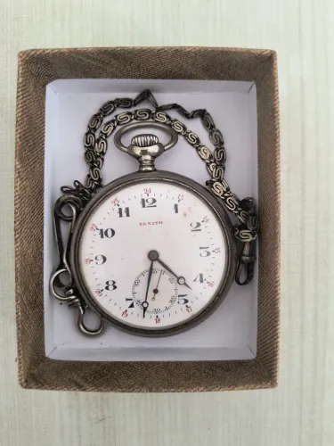 Relógio de bolso antigo Zenith 