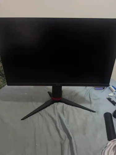 Monitor gamer AOC hero, 24 polegadas, display quebrado