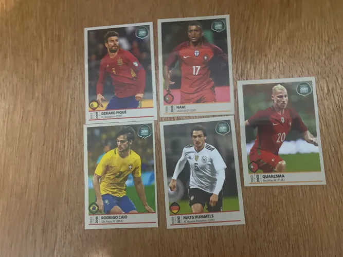 Figurinhas do road to russia 2018