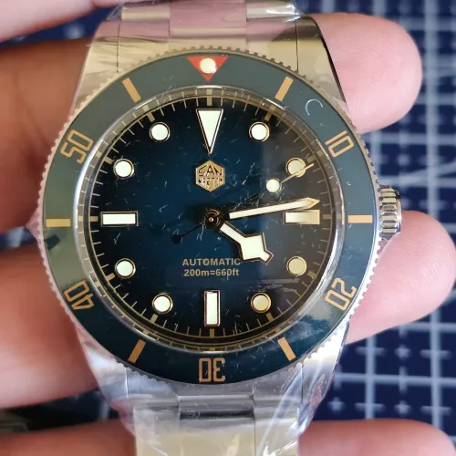 San Martin SN0138-GB 37mm Automático ST2130 - Diver Premium - Único no Olx - 10x s juros