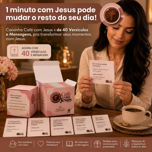 Café com Deus ( caixinha de versículos)