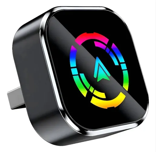Carplay Adaptador Sem Fio Usb/usb-c Android Auto 2 Em 1