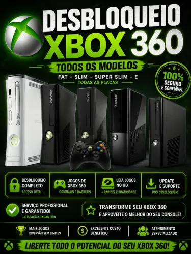 Xbox 360 desbloqueio via USB