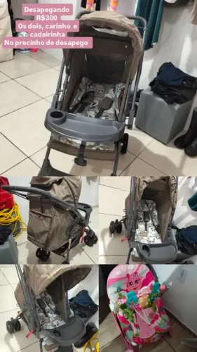 Carrinho bebê e cadeirinha 