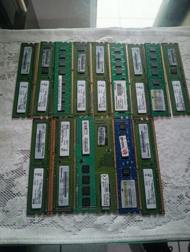 Lote de memórias DDR 3 , 2 Gb