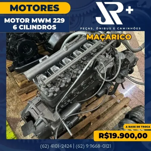 Motor MWM 229 6 Cilindros Bomba injetora maçarico