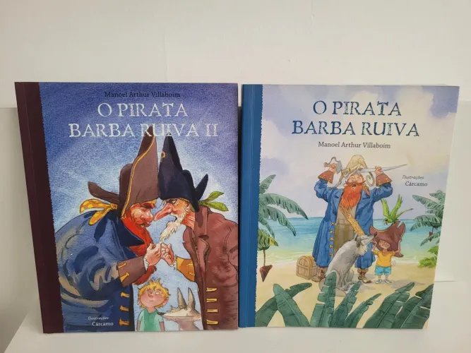 Livros O Pirata Barba Ruiva 1 e 2