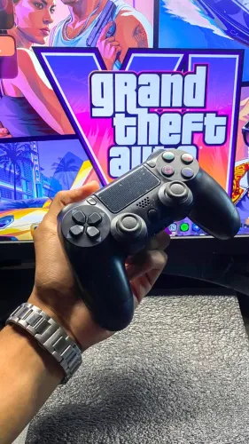 Controle Sem Fio - Compatível com PS4, PC, celular e TV