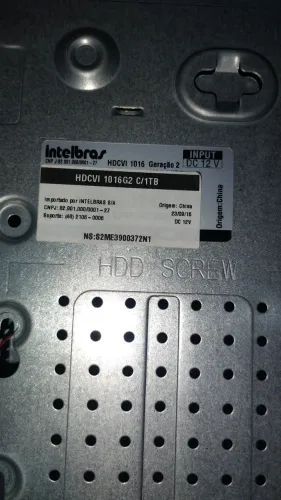 Dvr hdcvi 1016 Intelbras