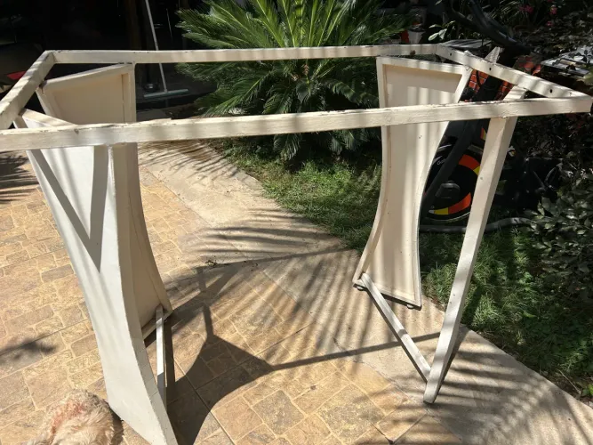 Base de mesa de ferro