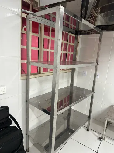Estante/ prateleira de inox