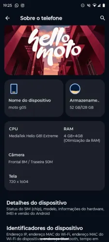 Moto g05 