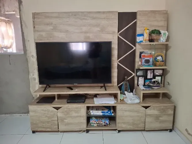 Estante Home Cross Para Tv Até 55 Polegadas Com Led