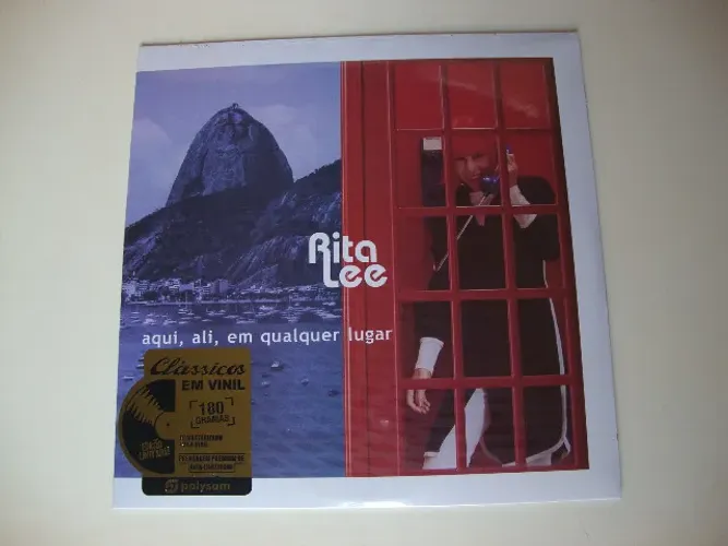 LP - Vinil - Rita Lee - Aqui, Ali, Em Qualquer Lugar - Lacrado, Novo (envio OLX)