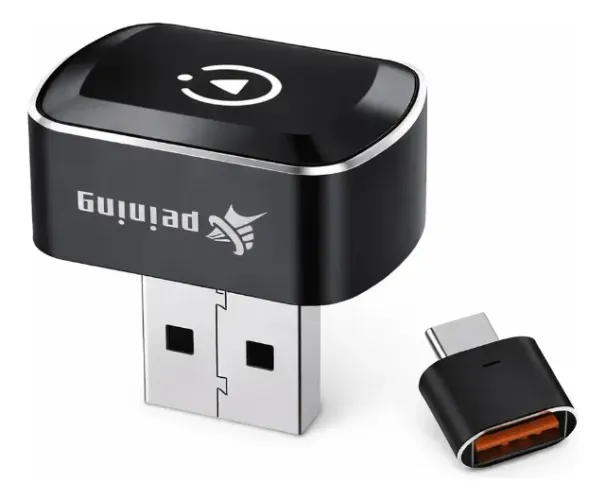 Adaptador Para Car Play Sem Fio e Android Auto Carplay Com Adaptador USB-C