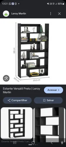 Estante Livreiro Multiuso
