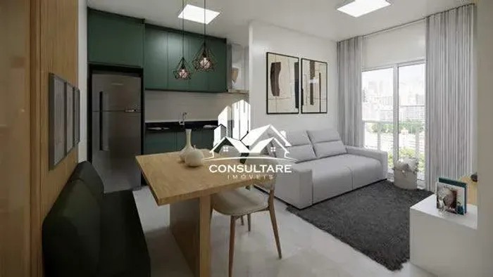 Apartamentos com 1 ou 2 dormitórios com lazer no bairro Biquinha em São Vicente - SP