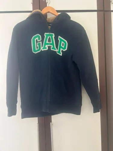 Casaco Moletom GapKids Original Forrado Inverno - Tam 13 (XL)