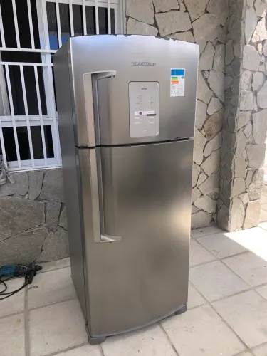 Geladeira BRASTEMP 440L FUNCIONANDO INOX