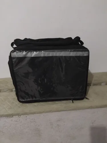 Bag para pizza/lanches cor preta seminova
