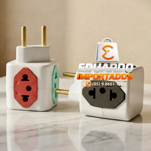 Adaptador Cubo de Tomada 10A / 20A - Entradas Múltiplas