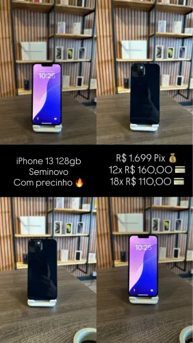 iPhone 13 128gb - Seminovo - Garantia 6 meses