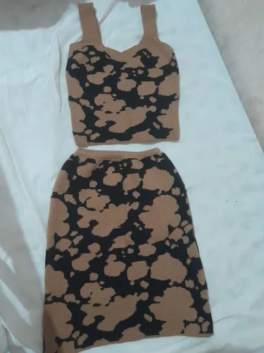 Conjunto tricô modal