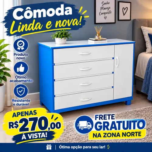 Diversas cómodas disponíveis para vender, peça a sua, não cobramos frete na zona norte.