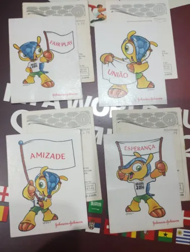 Figurinhas J1 J2 J3 J4 Copa 2014 novas originais