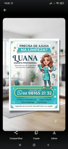 Diarista e faxineira 