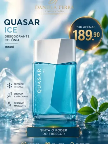 Quasar oboticário Ice ? e Quasar oboticário Deep Blue ? Disponível