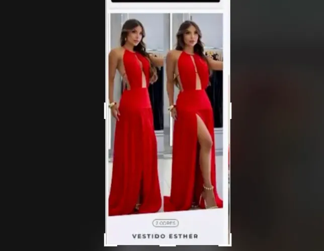 Vestido longo com fenda- tamanho M NOVo
